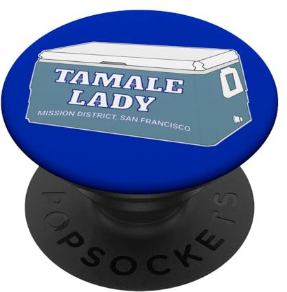 Tamale Lady Mission District San Francisco 1990er Vida Loca PopSockets mit austauschbarem PopGrip