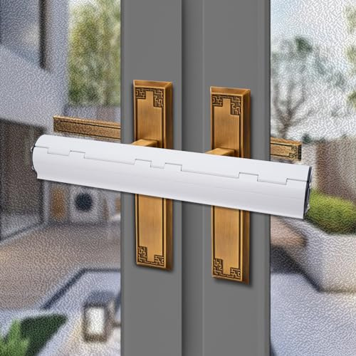 Patio French Door Lock, Courtyard Door Lock Greenhouse Safety Lock High Security Easy Seen from Outside