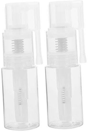 Lurrose 2 Stück Pulversprühflasche Sprühgerät Sprühbehälter Nachfüllbar Sprühflasche Pulverspender Haarsprayflaschen Pulverbehälter Tragbare