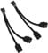 Adaptateur Répartiteur USB 2.0 à 9 Broches pour Carte Mère, 2 PCS Cable USB 2.0 9 Broche, USB Splitter 1 à 2, Adaptateur USB Carte Mère (Noir)