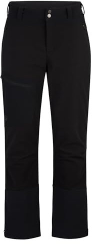 Ziener Herren NARAK Softshell Hybrid Hose | Skitour, Winddicht, elastisch, funktionell, Black, 48