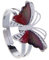 jojnsha Vintage für Schmetterling, Farbwechsel, Stimmungsringe, Emotionsgefühl, Temperaturringe, Schmuck, passend für Paare