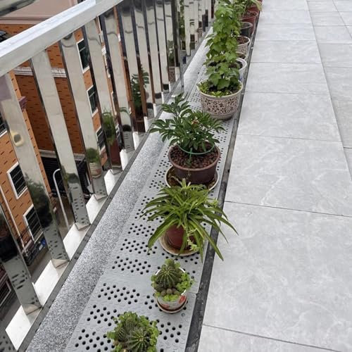Rejilla Desague Jardin Rejillas de Drenaje para Patios, Coladores de Sumideros, Cubiertas de Desagües para Canales de Drenaje de Garajes y Entradas de Vehículos, Placas de Drenaje para Sumideros(50x20