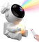 Proyector LED astronauta - proyector de cielo estrellado para niños con temporizador, mando a distancia y 16 modos de luz, luz nocturna de planetario para dormitorios