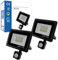 CLAR- Led Strahler Mit Bewegungsmelder Außen, Led Aussenleuchte Mit Bewegungsmelder, 30W (Pack 2)