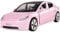 1:32 for Tesla Model 3 New Energy Vehicle Druckgusslegierung Automodell Miniatursimulation Fahrzeugmodell Ornamente(Pink)