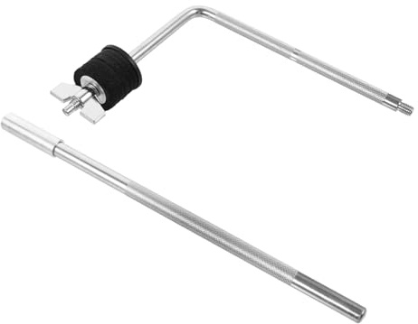 Cymbal Bracket Mount for Stand with Clamp, Zinc Alloy Silver | Portable Lightweight Design, Stable Multi Functional Use, Includes Cymbal Stand Clamp, for Performance Needs