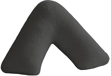 Home Sweet Home UK Teddy Fleece V Shaped Pillowcase Plain Soft Easy Care, Neck & Back Support Orthopedic Pregnancy Pillow Cover - Fluffy V Pillow Case Cover only