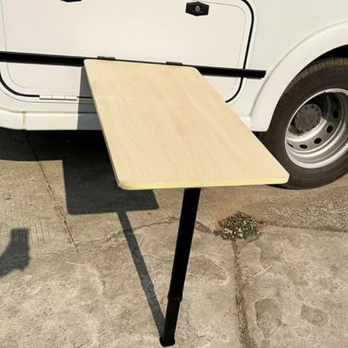 LatoYard Verstellbares Wohnmobil-Tischbein-Set mit 53,3–91,4 cm Teleskophöhe, Aluminiumlegierung, zusammenklappbare Unterstützung für Wohnmobil, Camper, Yacht und Reiseanhänger