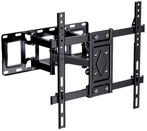 Futura Full Motion TV Wall Bracket for 32–75 Inch TVs, VESA 600x400 | Supports TVs up to 45kg with ±120° swivel, +10°/-2° tilt, 40–335mm extension, reinforced steel and VESA up to 600x400mm