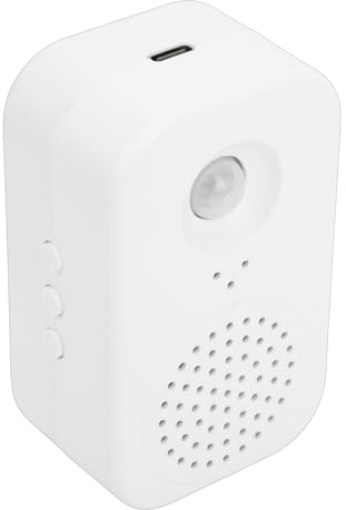 Topiky Microsound Mini PIR Motion Sensor Activated Voice Reminder Multiple Recorded Sounds Player, Welcome Doorbell Store Entrance Alert Bell Bed Alarm for Elderly Dementia Patients