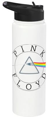 Official Pink Floyd Prism Black Stainless Steel Insulated Water Bottle
