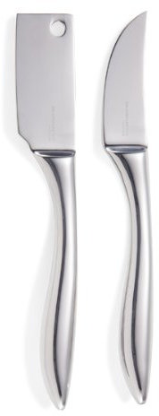 BRANDANI COLTELLI FORMAGGIO SET SERVIZIO 2 PEZZI INOX 56841