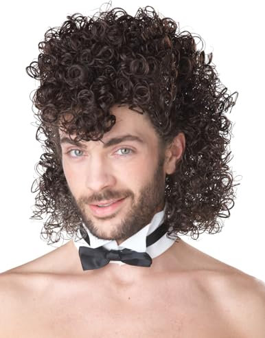 Generique - Dauerwelle Perücke Locken braun