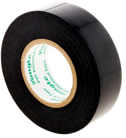 Rouleau adhésif 19mm x 20m - Noir - Zenitech