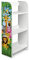 Leomark Regal für Spielzeug - Dschungeltiere - Holzregal, Aufbewahrungsregal für Kinder, Spielzeugregal aus Holz, Kinderregal für Kinderzimmer, Weiß Organizer, Höhe: 102,5 cm