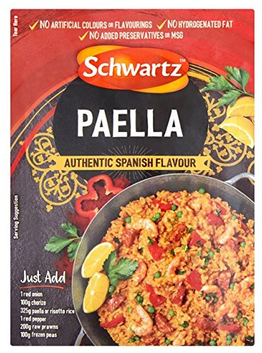 Schwartz Paella Seasoning (Authentic Spanish Flavour) 30g - Pack of 2