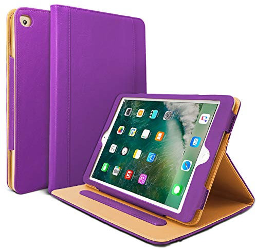Danycase New iPad 2018/2017 9.7 inch Case 5th/6th Generation Auto Sleep/Wake Cover Stand Folio Cover Case for Apple iPad 9.7 inch, Also Fit iPad Air 2 / iPad Air(Purple)