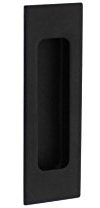 INTERSTEEL - Schiebetürmuschel blind eckig - Muschelgriff für Schiebetüren, Innnetüren und Wandschränke - 120 x 40 mm
