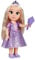 Disney Princess Rapunzel Puppe 35cm, reflektierende Glitzeraugen, bewegliche Gelenke, ausziehbares Kleid, Schuhe, Krone, langes Blondes Haar, für Mädchen ab 3 Jahren