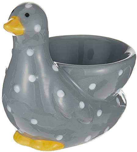 Price and Kensington Madison Ceramic Egg Cup, Grey or White (1 supplied)