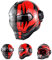 Braveking Motorradhelm, Iron Man-Integralhelm, Transformers Klapphelm, Vintage Harley-Helm,1,XL