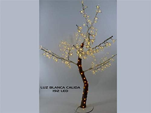 Gerimport Árbol de Navidad Cerezo 192 LED cálido Exterior. Medidas del artículo: 1m.