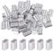 Glarks Lot de 200 manchons à sertir en aluminium 2,5 mm pour câble métallique et câble (200 pièces)