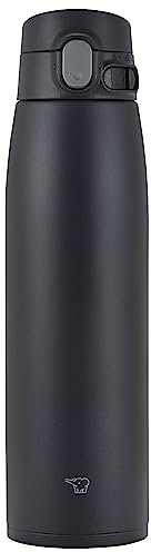 Zojirushi SM-VS95-BA Botella de agua, taza de acero inoxidable de un solo toque, sin costuras, 33 fl oz (950 ml), color negro