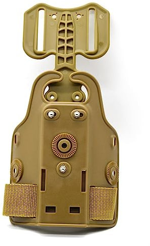 ACEXIER Taktische Drop-Leg-Pistole Holster Plattform-Adapter Universal-Oberschenkel-Pistolenkoffer Paddeljagdausrüstung (Tan)