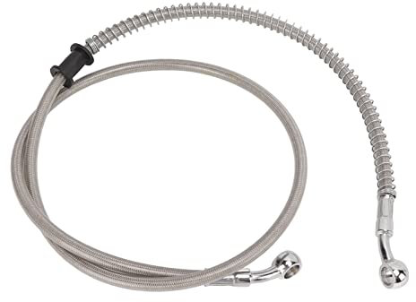 Motorrad Bremshydraulikleitung, Motorrad-Bremsleitung, Geflochtene Hydraulische Bremsschlauchleitung Für Chinesische GY6-Roller, ATV, Dirtbike, Go-Kart, 10 Mm Banjo-Enden(110cm)