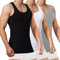 FALARY Sportunterhemden für Herren Tank Top Herren Baumwolle Männer Tanktops Unterhemd Herren Muskelshirts Sport Unterhemden 3er Pack,(Schwarz Weiß Grau,M)