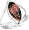 Jeweloporium 925 Sterling Silber Ringe für Frauen Größe 69(22.0) Echt Pink Rhodonite In Black Manganese mit Stein Kostüm Silber Ringe Weihnachten - Geschenk Jahrgang Schmuck