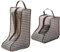 2 Pieces Boot Storage Bag Case Clear Shoe Bags Portable Proof Dust Shoe Storage Bag Boots Protector Bag Long Boot Storage Bags Waterproof Zipper Boots Organizer for Travel (Long + Short)