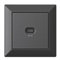 Unterputz USB-Ladestation, USB-C 65 Watt Charger, Mattschwarz
