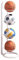 Ball-Aufbewahrungsregal, vertikaler mehrschichtiger Ballständer, Gusseisen, Ballregal für Fußball, Basketball, Ballhalter, Organizer, Regal für Basketball, Fußball, Volleyball