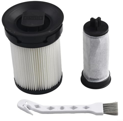 Lot de 2 filtres de rechange pour Miele Triflex/HX1 FSX/HX FSF, accessoires pour aspirateur avec brosse de nettoyage