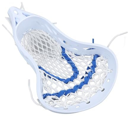 Tomvorks Lacrosse Head Mesh Stringed Nylon Wear Proof Stick Heads für das Training (Teenager)