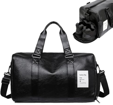 Wonsters Sporttasche & Reisetasche für Damen und Herren - mit Schuhfach,Tasche für Sport, Fitness & Reisen,Trainingstasche, Gym Bag,Trainingstasche mit Gurten für Alltag & Outdoor