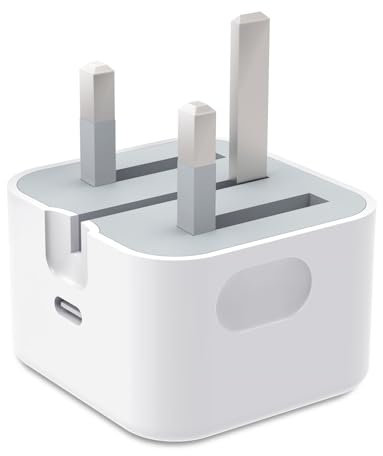 SPEPY 20W USB C Plug PD Type C Plug for iPhone 16/16 Pro/16 Pro Max/16 Plus/15/14/13/12/11/X/8/7,USBC Plug UK with iPad Pro/Air/Mini Type C Fast Charger Plug Adapter