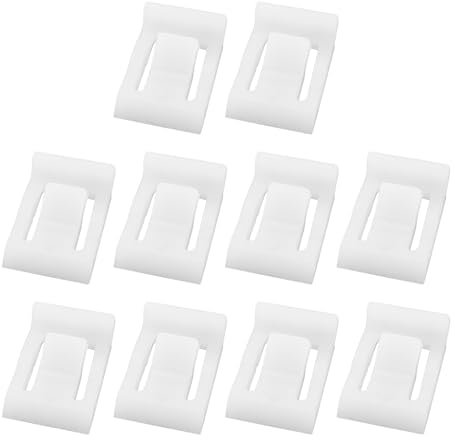YINETTECH 10 bisagras de restricción de ángulo de 90 grados para bisagras de puerta de armario de cierre suave, clip de reducción de ángulo de armario de cocina, clip de retención de puerta, clip de