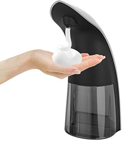 Dispenser automatico di sapone da 330 ml Macchina disinfettante per le mani Touchless con sensore IR Dispenser di sapone intelligente da scrivania impermeabile per bagno cucina