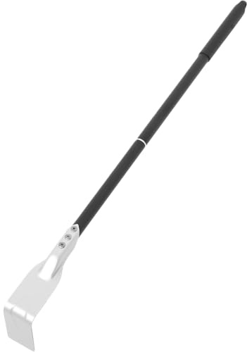 Alasum Ascheharke für Grill aus Aluminium mit Schräger Kante zum Bewegen und Verteilen Heißer Holzkohle für Holz und Pizzaöfen Beim BBQ