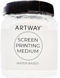 Artway Acrylic Screen Printing Medium 250ml | Mix with Any Acrylic to Print on Paper, Card & Board – Reduces Blocking, Non-Toxic