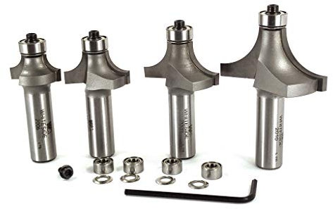 Whiteside Router Bits 501 Round Over and Beading Set with 1/2-Inch Shank