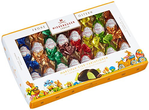Niederegger Marzipan Eier Variationen, 6 fach sortiert, 1er Pack (1 x 250 g)