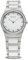 BERING Damen Quarz Uhr | Armbanduhr 30 mm silbernes Edelstahlgehäuse und weißes Zifferblatt | Edelstahlband mit Keramikelementen | 5 ATM | 32430-754