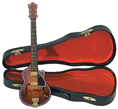 Gewa 980650 Miniaturinstrument Gitarre im Etui, ca. 20 cm