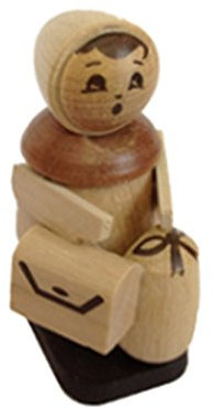 Rudolphs Schatzkiste Miniaturfigur Ferienkind Natur Höhe=6cm NEU Seiffen Erzgebirge Dekoration Holzfiguren Weihnachten Fensterschmuck Spielzeug Deko Weihnachtsfigur