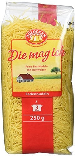 3 Glocken Die Mag Ich Fadennudeln 250 g, mehrfarbig